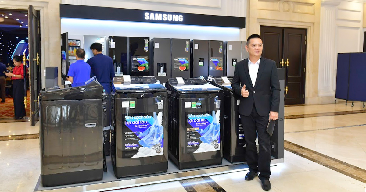 Lễ ra mắt giới thiệu máy giặt Samsung