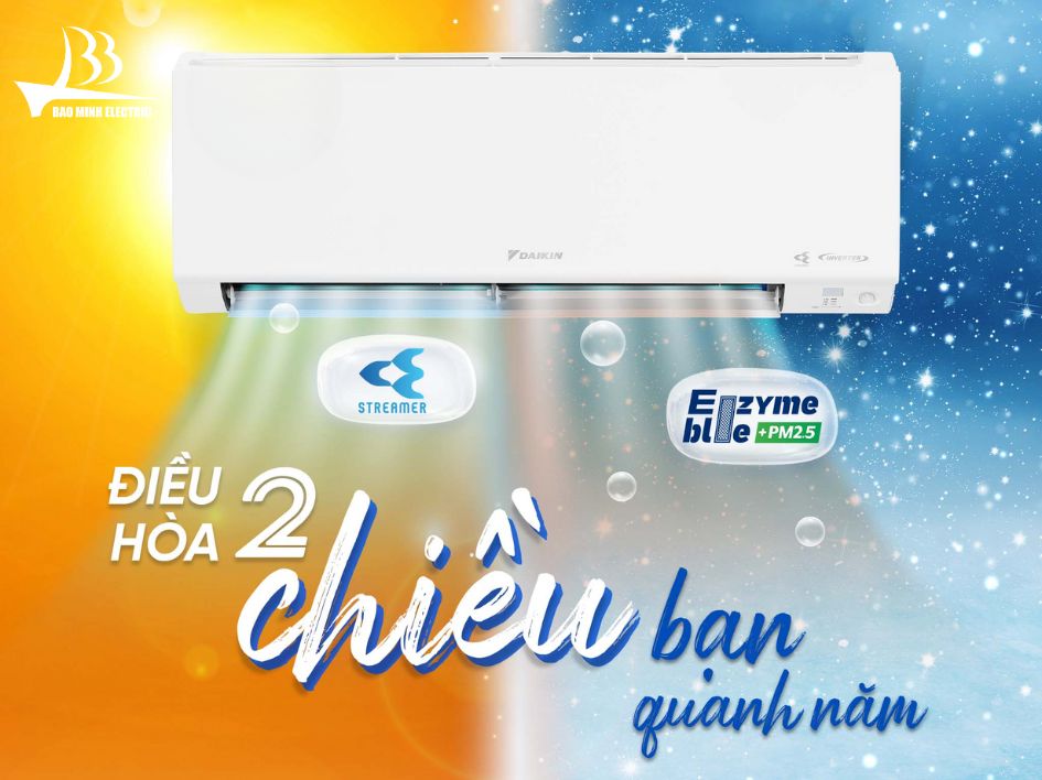 Chế độ nóng điều hoà Daikin