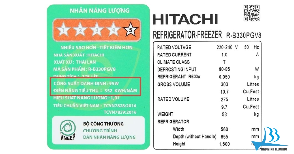 Tủ lạnh 300l có tiêu tốn nhiều điện năng không?