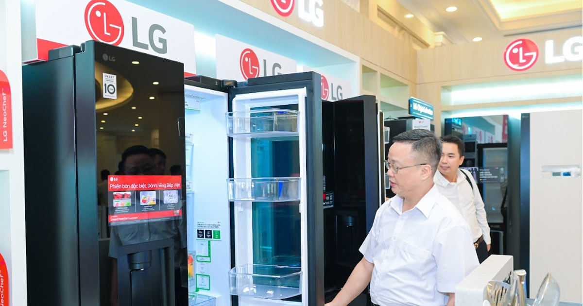 Ra mắt sản phẩm tủ lạnh LG