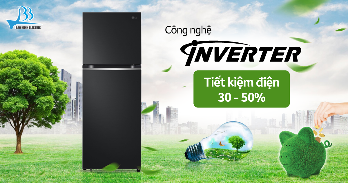 Tủ lạnh LG LTB31BLM inverter tiết kiệm điện