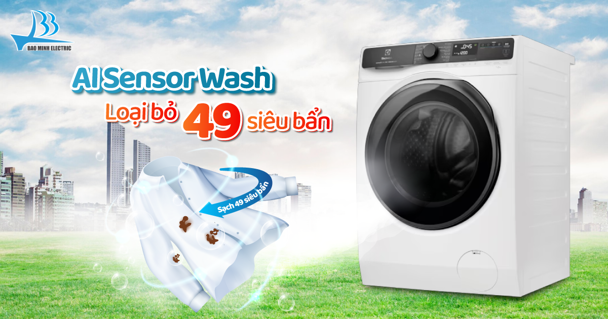 Máy giặt Electrolux AI Sensor Wash