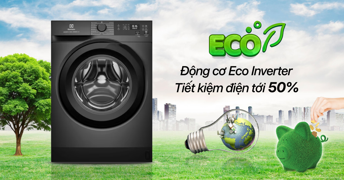 Máy giặt Electrolux EWF1024D3SC động cơ Eco inverter