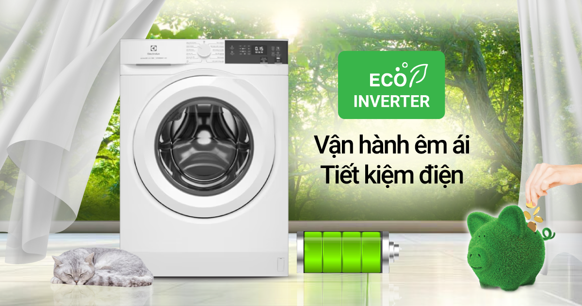 Máy giặt Electrolux EWF1024D3WC động cơ Eco inverter