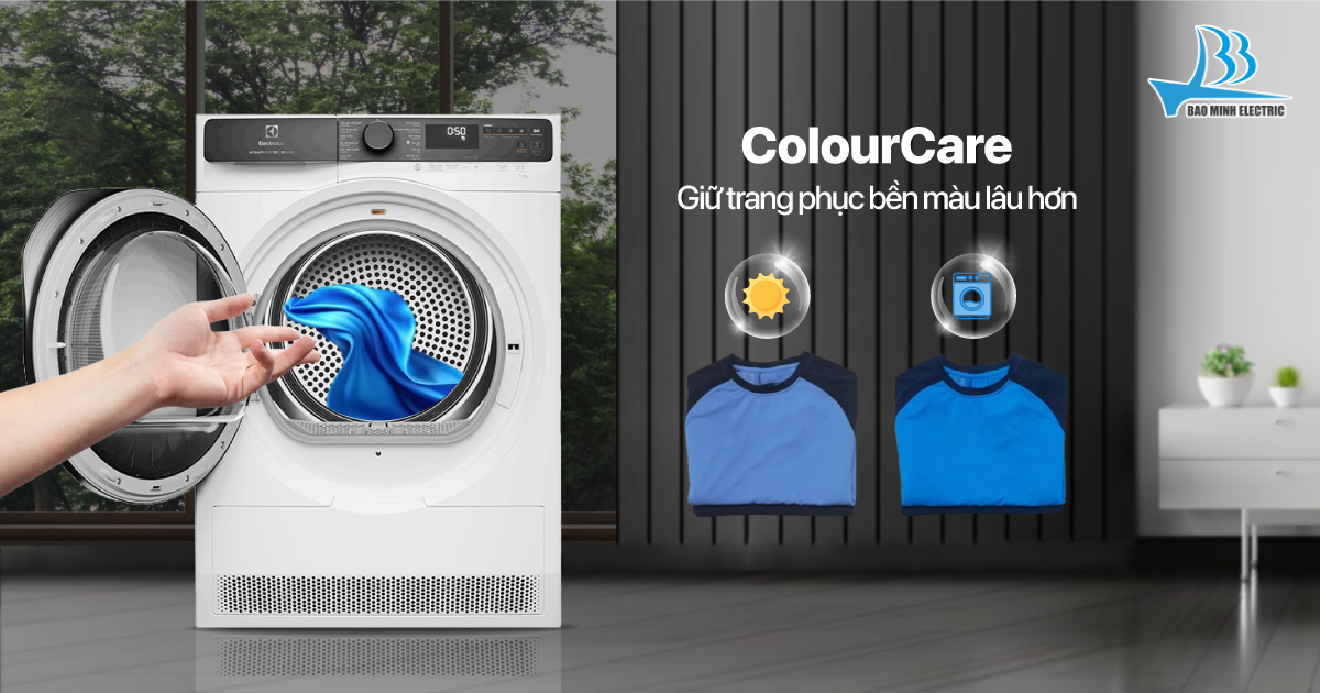 Công nghệ ColourCare của máy sấy Electrolux