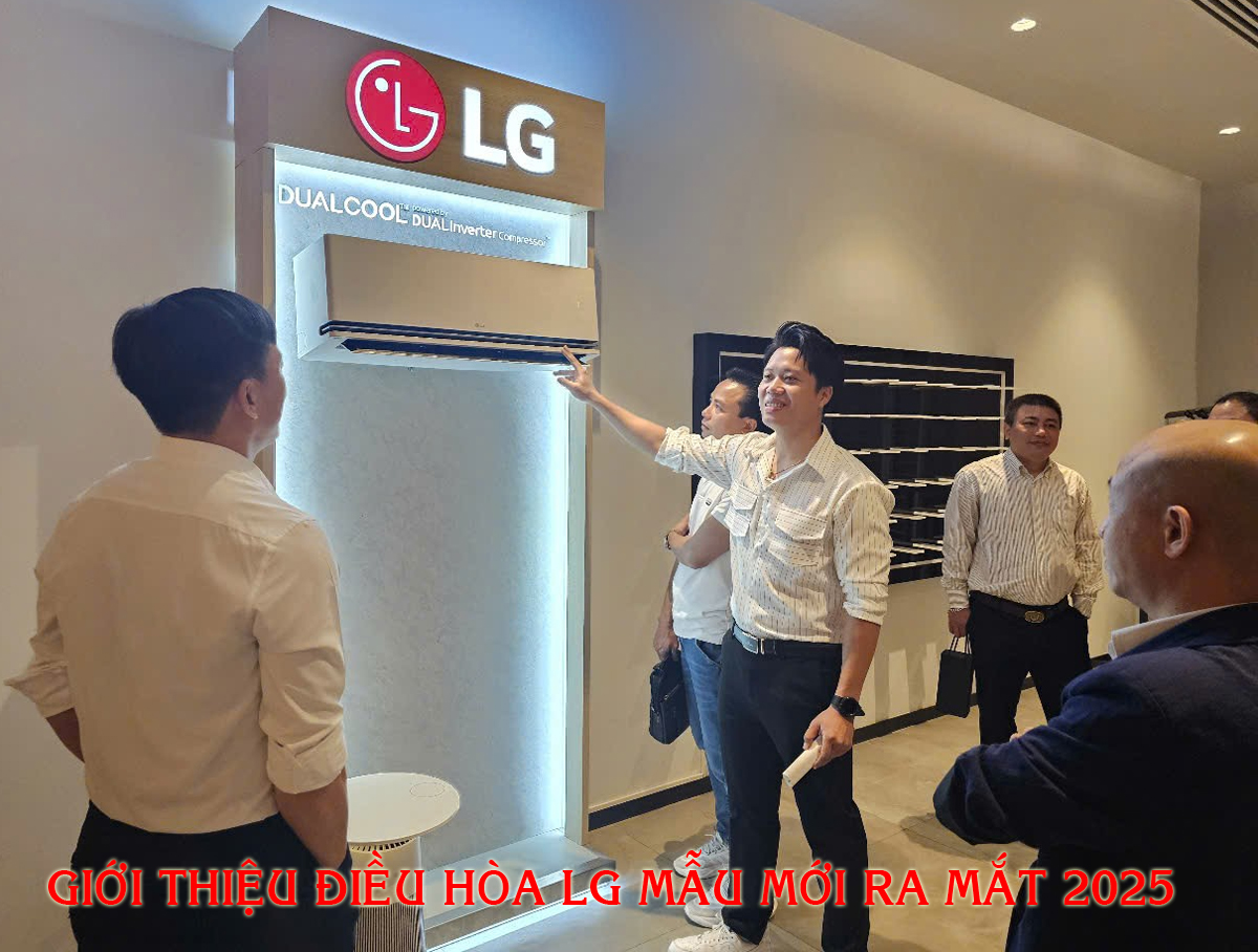 Đại diện hãng LG giới thiệu mẫu điều hòa ra mắt 2025