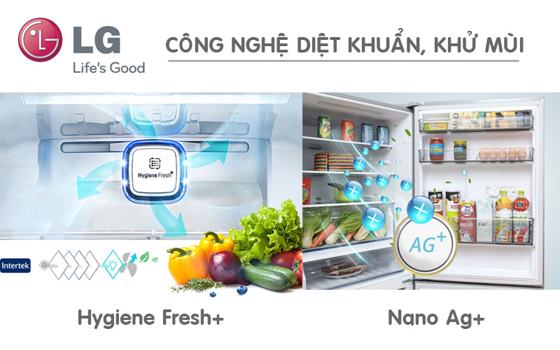 Công nghệ diệt khuẩn, khử mùi tủ lạnh LG