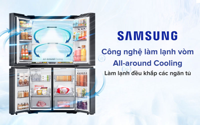 Tủ lạnh Samsung công nghệ làm lạnh vòm All-around Cooling