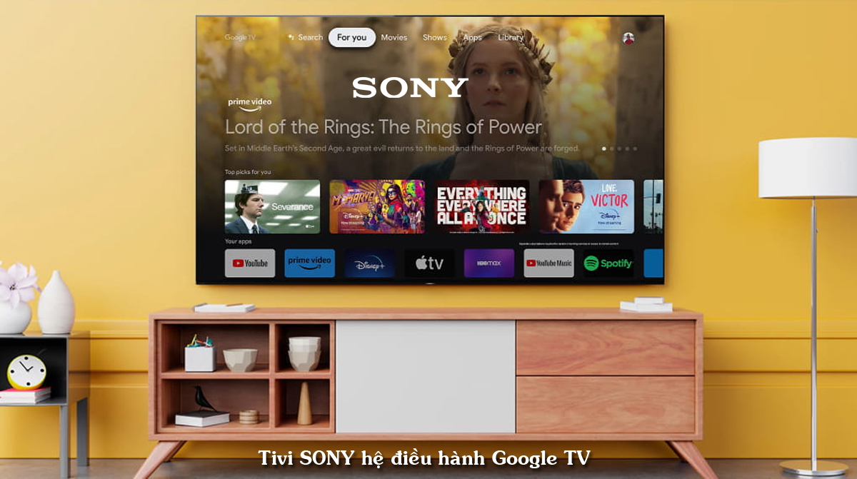 Tivi Sony hệ điều hành Google TV