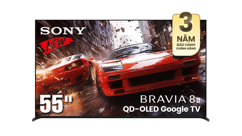 Thiết kế Tivi Sony K-55XR80M2 55 inch Bravia 8 II OLED 4K Google TV Tivi Sony K-55XR80M2 55 inch OLED 4K Google TV