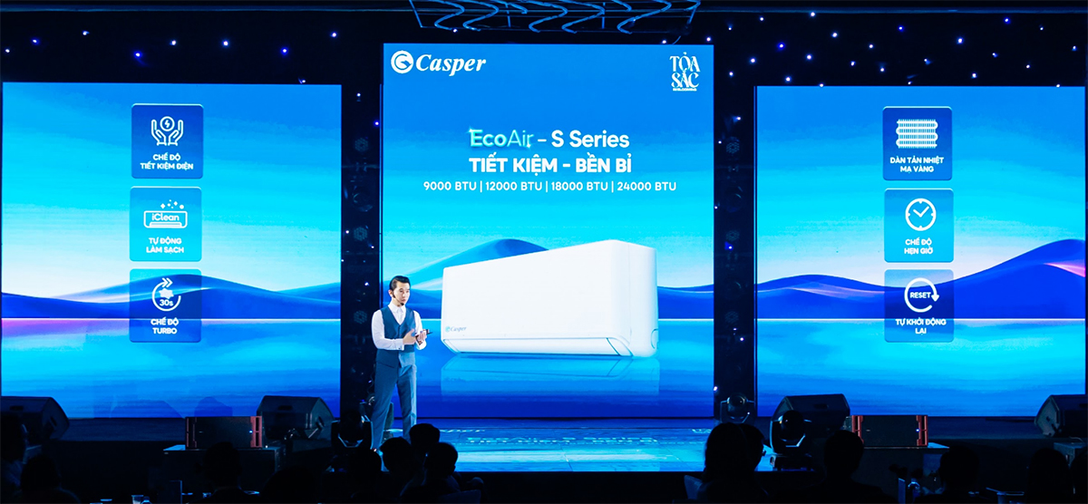 Giới thiệu điều hòa Casper EcoAir - S series model 2025