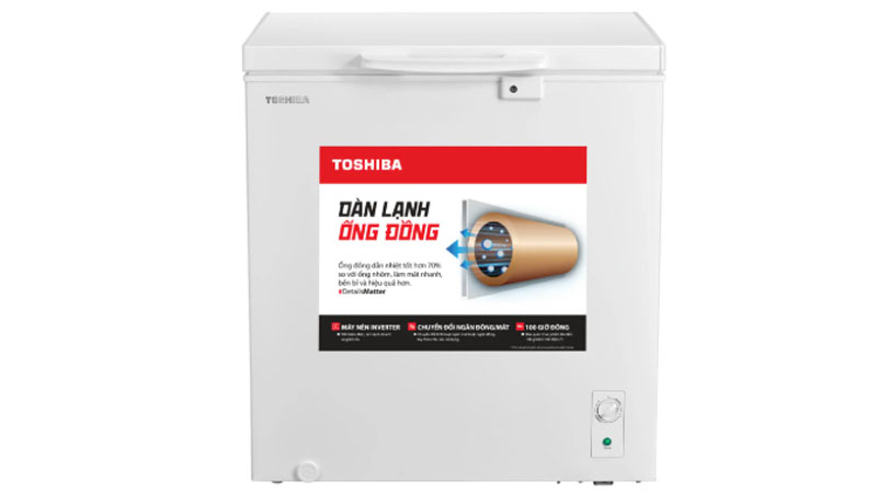 Tủ đông Toshiba GR-RC265CM-PMV(01) 1 ngăn 1 cánh 201 lít inverter Tủ đông Toshiba GR-RC265CM-PMV(01) 1 ngăn 1 cánh 201 lít inverter