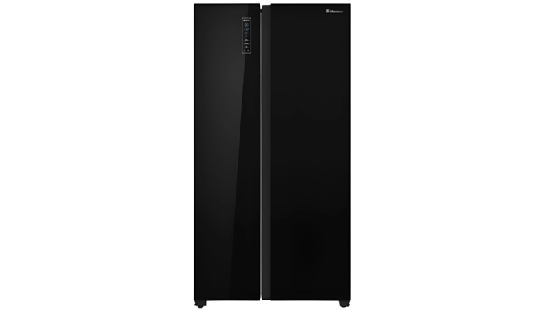 Tủ lạnh Hisense inverter 544 lít side by side RS708N4EBU mặt gương đen Tủ lạnh Hisense RS708N4EBU