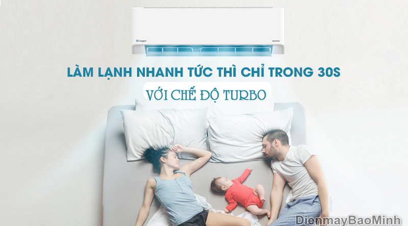 điều hòa casper turbo làm lạnh nhanh