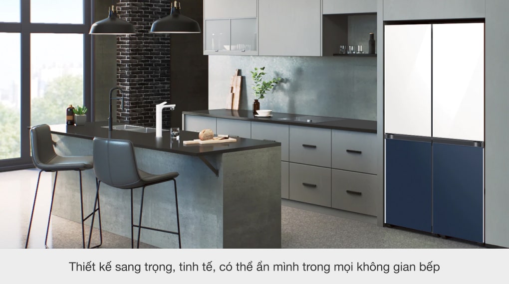  Thiết kế của Tủ lạnh Samsung RF60A91R177/SV