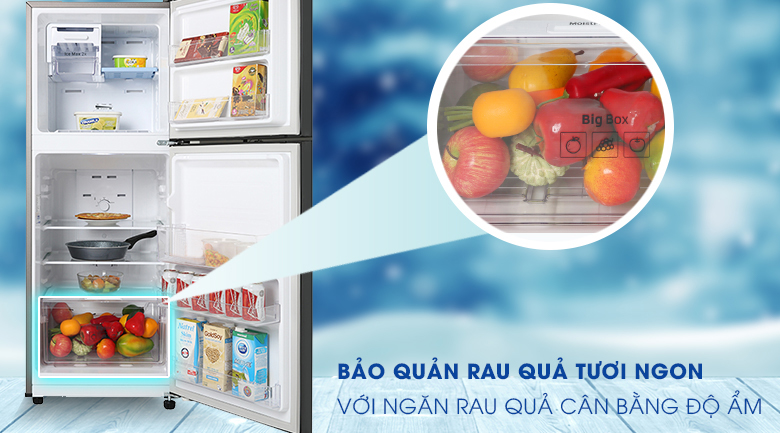  Khả năng bảo quản thực phẩm tốt tủ lạnh Samsung RT29K5532BU/SV
