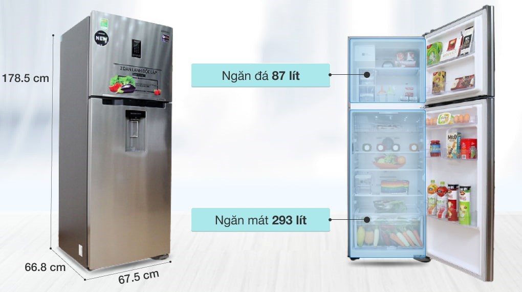  Tổng quan về các tính năng của tủ lạnh Samsung RT38K5982SL/SV