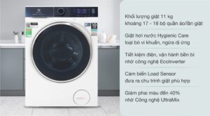 Mô tả về Máy giặt Electrolux EWF1142Q7WB