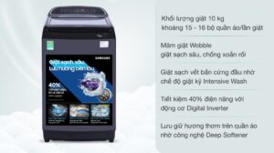  Mô tả về máy giặt Samsung WA10T5260BV/SV