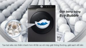 Tạo bong bóng siêu mịn chống đóng cặn bột giặt nhờ công nghệ EcoBubble