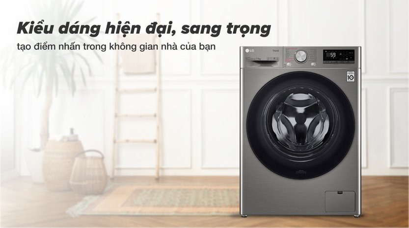 Tổng quan thiết kế về máy giặt LG FV1414S3P