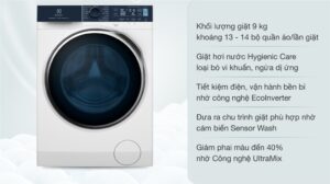  Mô tả về Máy giặt Electrolux EWF9042Q7WB