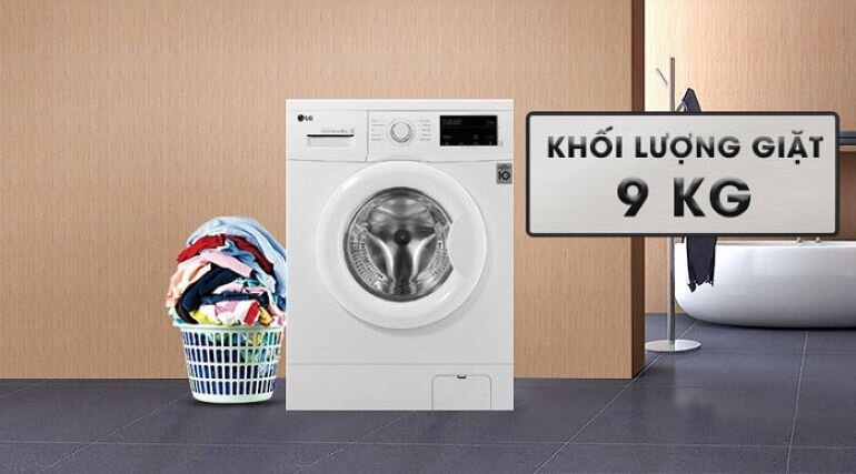  Khả năng giặt của máy giặt LG FV1209S5W