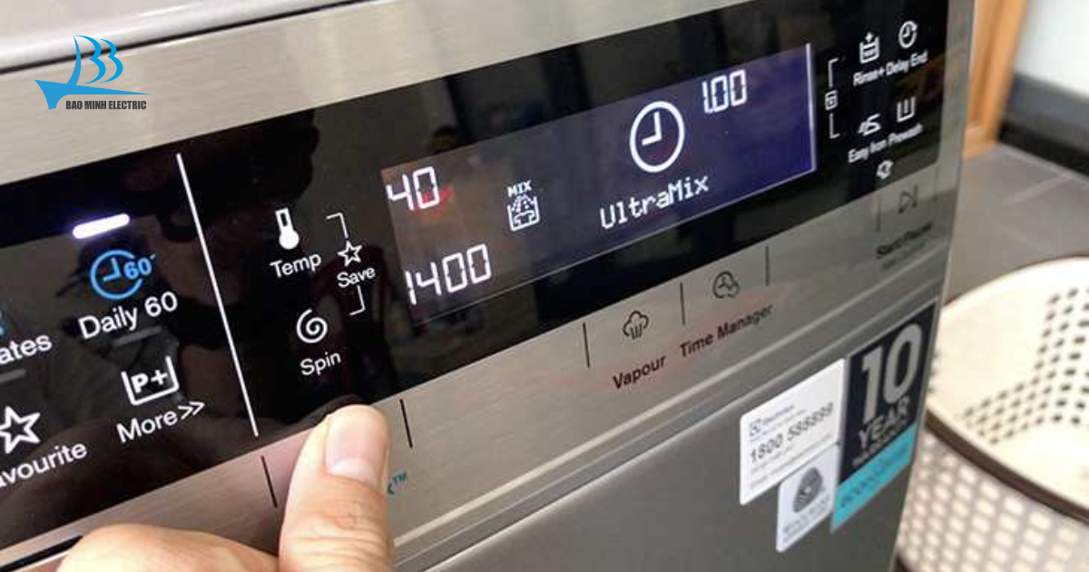 Máy giặt Electrolux EWF9024P5SB với công nghệ UltraMix