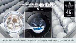  Tạo bong bóng siêu mịn chống đóng cặn bột giặt nhờ công nghệ EcoBubble