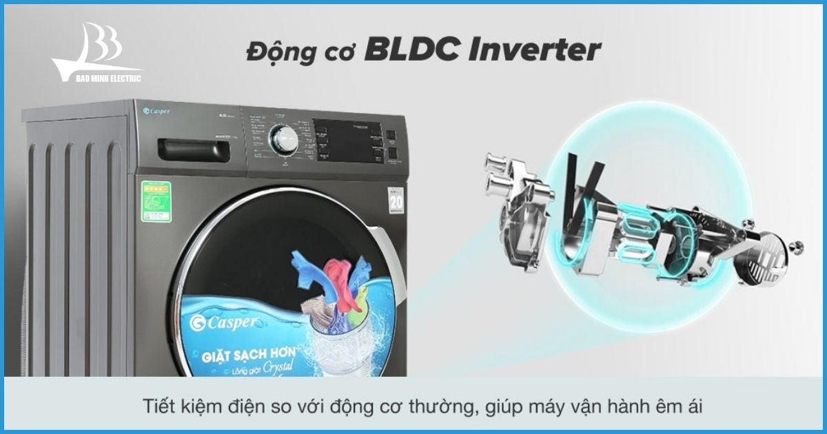 Động cơ Inverter BLDC tiết kiệm điện và vận hành êm ái