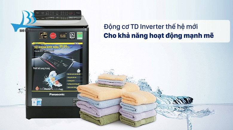Máy giặt Panasonic hỗ trợ động cơ TD Inverter thế hệ mới