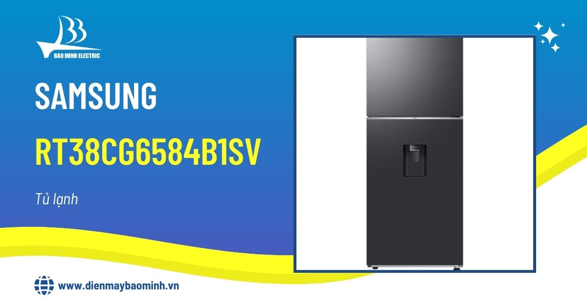 Tủ Lạnh Samsung Inverter RT38CG6584B1SV 382 Lít| Model mới 2023 