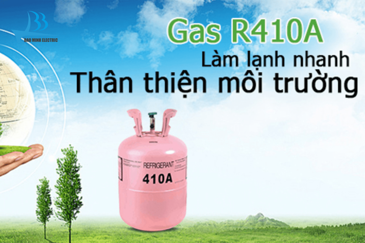 Gas R410A thân thiện với môi trường