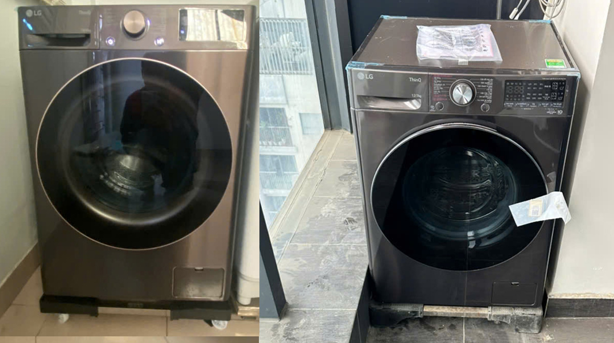 Điện máy Bảo Minh lắp đặt máy giặt LG FV1412H3BA