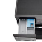 Máy giặt sấy lồng ngang LG AI DD™ 12kg màu đen FX1412D5G