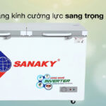 Tủ đông Sanaky VH3699A4K với kính cường lực sang trọng