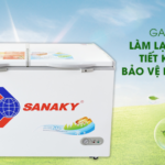 Tủ đông Sanaky VH2899W3 230L làm lạnh bằng gas R600a