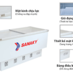 Nhiều tiện ích với tủ đông Sanaky 860l