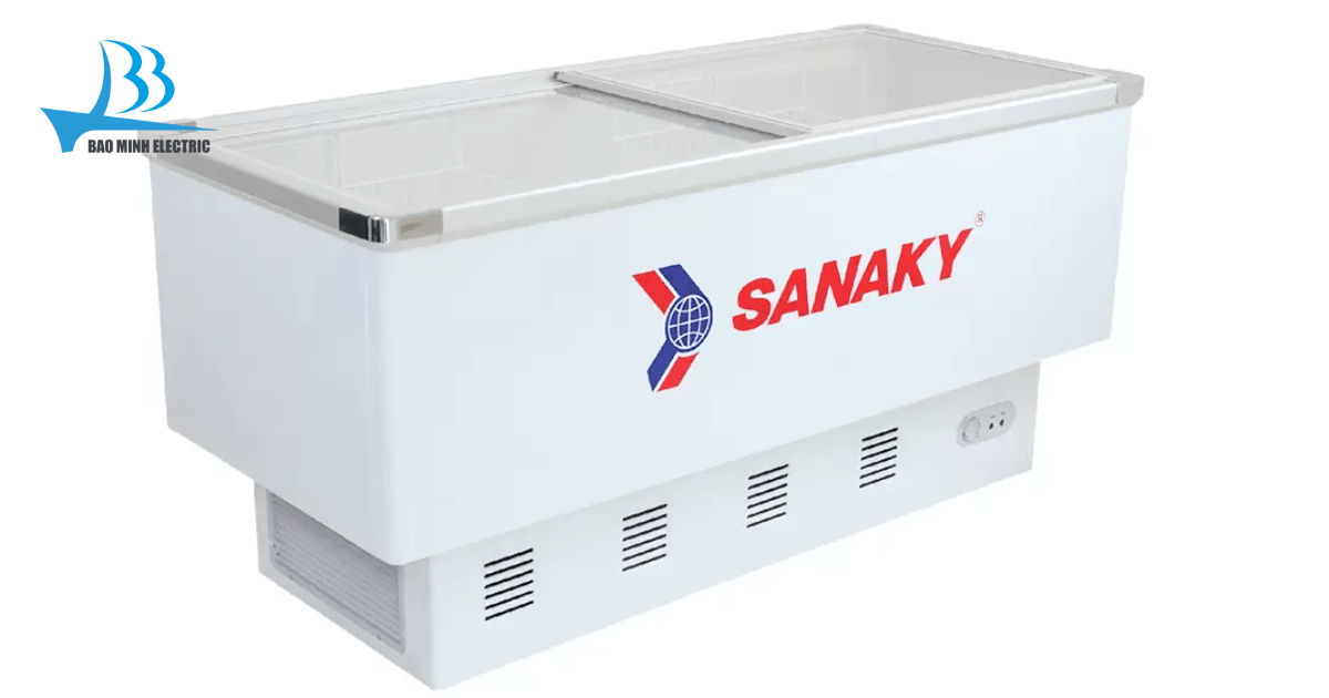 Tủ Đông Sanaky VH-999K với thiết kế 1 ngăn đông 2 kính lùa