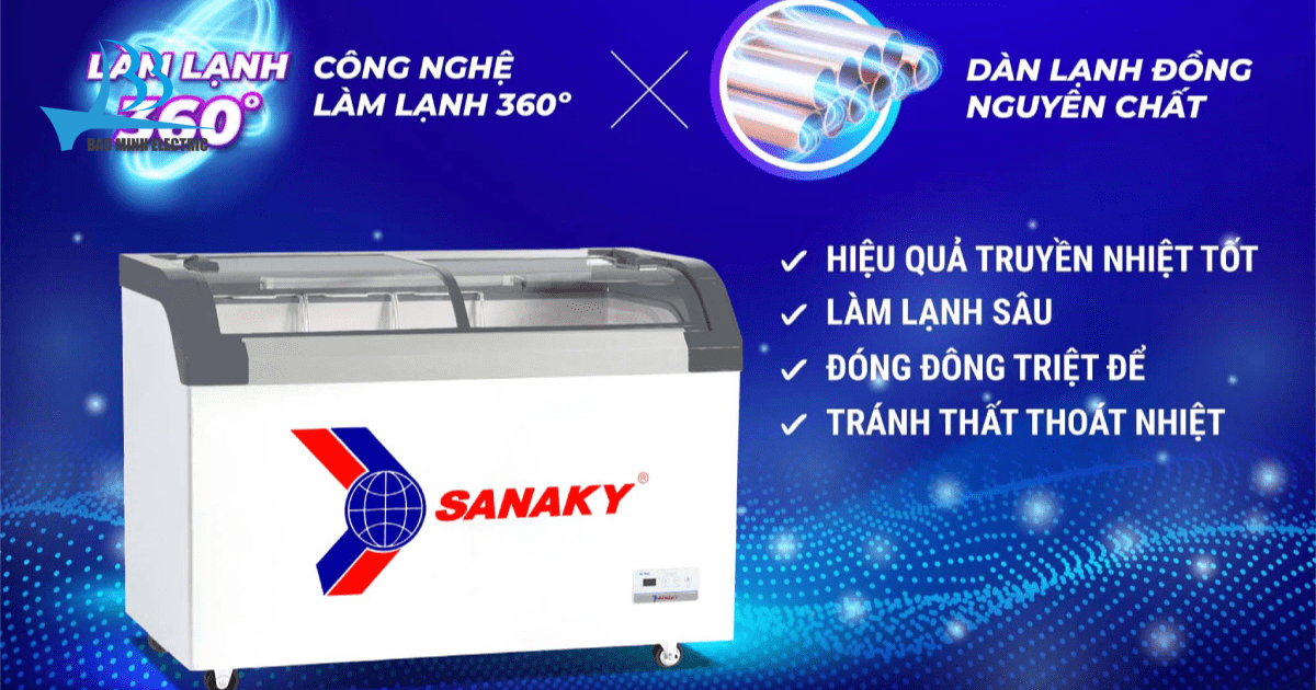 Tối ưu công nghệ làm lạnh với tủ đông Sanaky