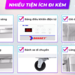 nhiều tiện ích đi kèm với Tủ đông Sanaky VH4899KB 340L