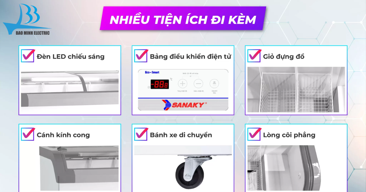 tủ-đông-Sanaky-VH1008KA-tien-ich-di-kem 