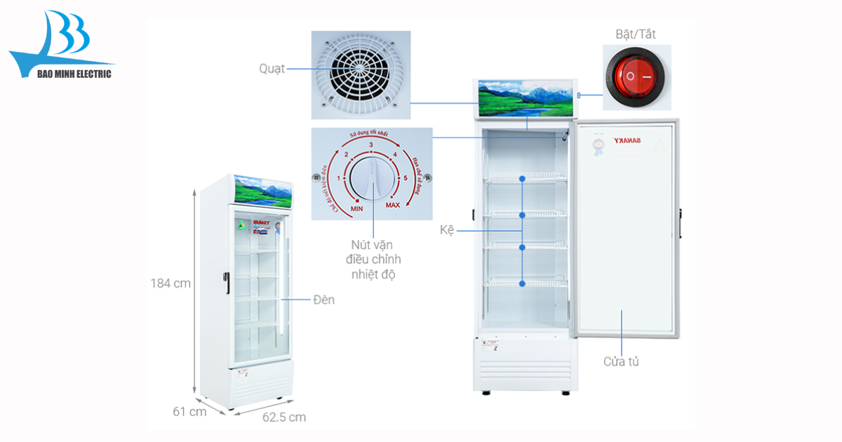 Tủ mát Sanaky VH5089K