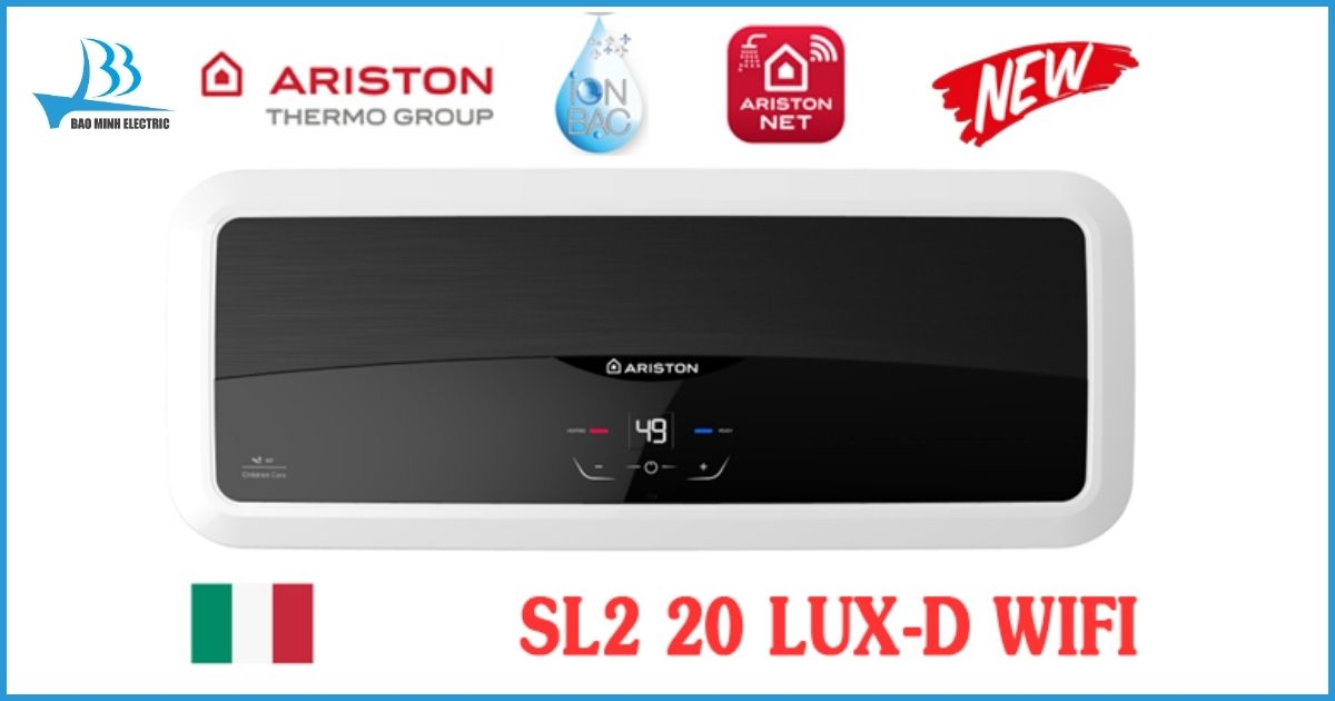 Tính năng nổi bật của bình nóng lạnh Ariston 20 lít SL2 20 LUX-D WIFI