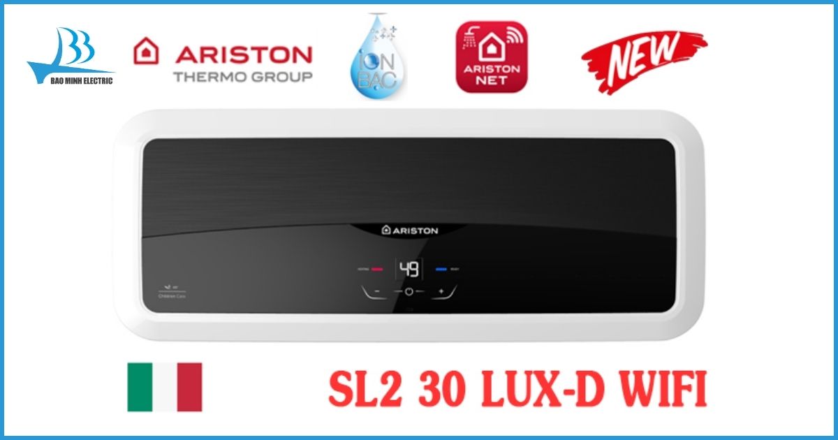 Tính năng nổi bật của bình nóng lạnh Ariston SL2 30 LUX-D WIFI