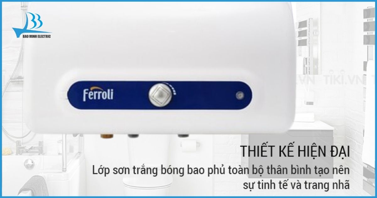 Đặc điểm thiết kế bình nóng lạnh QQ EVO 30 AE