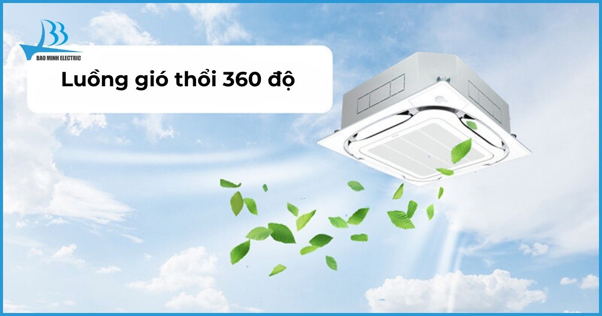 Luồng gió 360 độ 