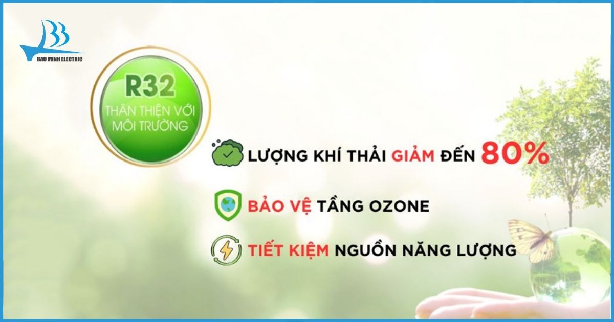 Gas R32 thân thiện môi trường