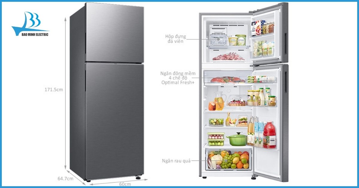 Đặc điểm thiết kế của tủ lạnh Samsung RT31CG5424S9SV