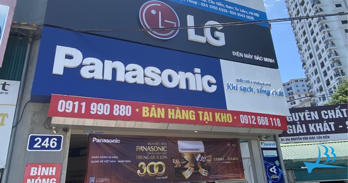 Điện máy Bảo Minh là một đại lý chính hãng của Panasonic